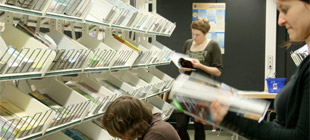 Zeitschriftenlesesaal Innenansicht