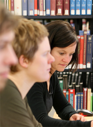 Lernen in der Bibliothek